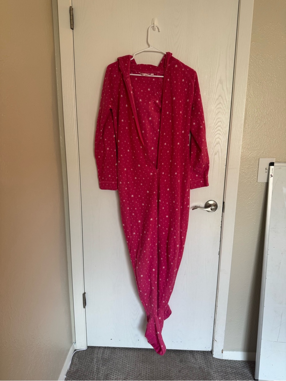 Women’s La Vie En Rose Cozy Pink Star Hooded Onesie